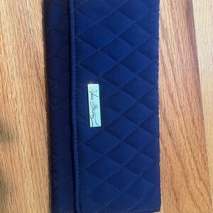 Vera Bradley Navy Quilted Wallet